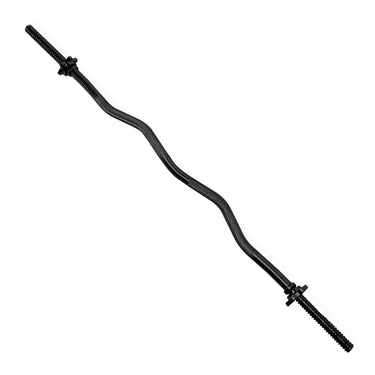Black carbon steel telescopic rod with textured grip and secure clamp