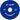 Blue CAP Barbell bumper plate, 45 lb rubber weight plate with central grip hole