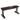 Weight bench with brown leatherette cushion and gray steel frame, adjustable workout padding