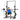 Model squatting with barbell and resistance bands attached to CAP Deluxe Power Rack
