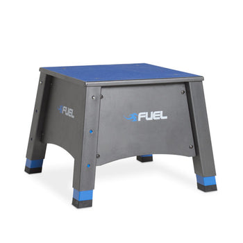 Fuel blue-top folding work platform, heavy-duty metal tool bench for workshops