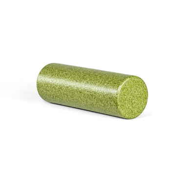 Green fabric cylinder cushion bolster pillow cover with textured surface