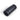 Black yoga mat roll with non-slip textured surface and carrying straps, made of durable rubber