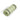 Olive green yoga mat roll with black elastic straps, non-slip foam material