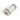 Yoga mat roll in light gray with black carrying straps, non-slip cushioning foam