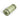 Olive green yoga mat roll with carrying straps, non-slip textured rubber material