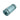 Yoga mat roll in teal with black straps, non-slip fitness mat material