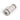 Light gray yoga mat with black strap, grippy textured foam for home workouts