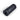Black rubber yoga mat roller sleeve with textured grip and carry strap