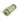 Olive green yoga mat roll with textured grip surface and black carry strap