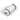 White rolled yoga mat with black grip bands, made of cushioned foam for comfort
