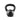 Black metal kettlebell handle, textured grip for secure lifting