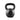 Black cast iron kettlebell handle with textured grip for strength training