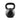 Black ceramic vase with textured speckled finish and round handle opening
