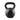 Black cast iron kettlebell with textured grip, durable workout strength training equipment