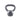 Grey cast iron kettlebell handle grip, textured finish for secure lifting