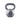 Gray cast iron kettlebell with textured grip handle for strength training workouts