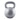Gray ceramic vase with textured speckled finish and cutout handle design