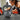 Black rubber kettlebell on gym floor, grippy textured fitness equipment for workouts