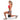 Red sports bra and gray workout shorts, women’s athletic fit fabric for gym training