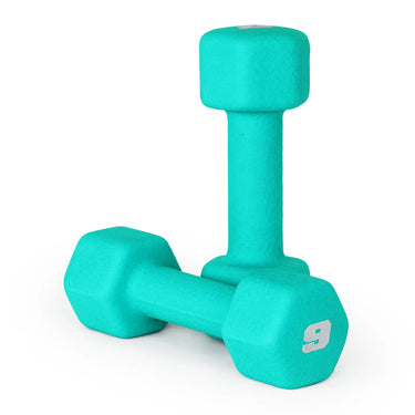 Turquoise foam letter C push toy with playful number 9 design, soft padded material