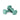Green foam dumbbell weight set with ergonomic grip for strength training