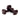 Brown adjustable foam dumbbell set, anti-slip textured grip for strength training