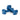 Blue foam dumbbell set with 10 lb weight markers for strength training