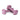 Purple foam balance bar for kids fitness, soft padded material with non-slip grip