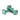 Pet fitness dumbbell toy, teal foam, double-sided grip handles for training and play