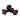 Brown foam dumbbell weight for strength training, textured grip handles
