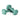 Green dumbbell foam roller set, EVA material exercise fitness tool for muscle massage