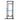 Powder-coated black steel workout rack with blue weight pegs and adjustable safety supports