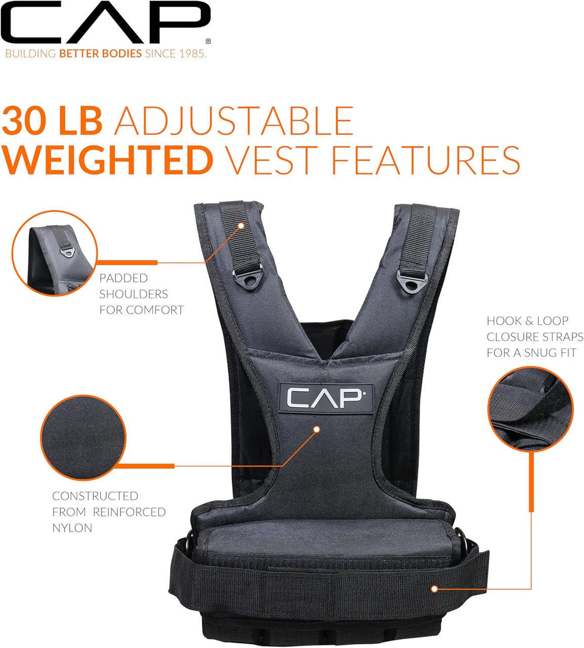 This 20 lb adjustable weighted vest is down to $20 This 20 lb adjustable weighted vest is down to $20