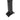 Black plastic furniture leg base with adjustable leveling foot for secure floor support
