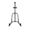 FUEL black steel punching bag stand with round base and adjustable mounting post