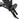 Black metal treadmill base frame with adjustable folding mechanism and rubber grip pads