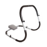 Black and gray padded exercise leg walker, adjustable support handle frame