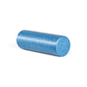 Blue textured foam roller, exercise fitness muscle massage tool