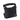 Black camera bag pouch with adjustable handle and canvas-like material, 22KO accessory case