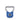 Blue metal hand grip with 20 elastic fitness trainer loop