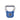 Blue rubber coated lifting hook with steel shackle, durability label 30